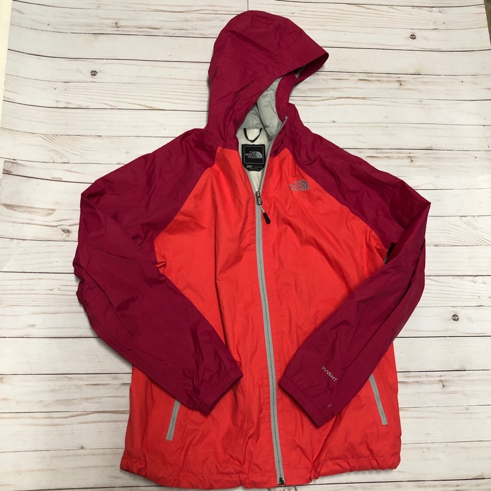 The North face pink and orange ladies jacket